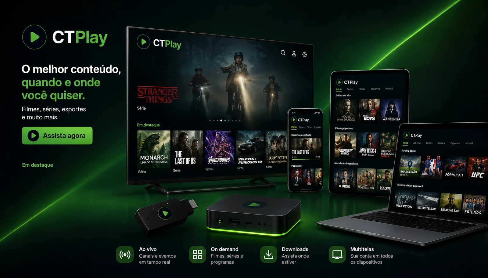 Dispositivos compatíveis com CTPlay